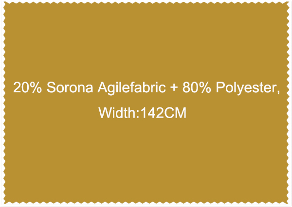 20 Sorona Agilefabric 80 Polyester Width-142CM