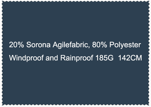 20 Sorona Agilefabric 80 Polyester Windproof and Rainproof 185G 142CM