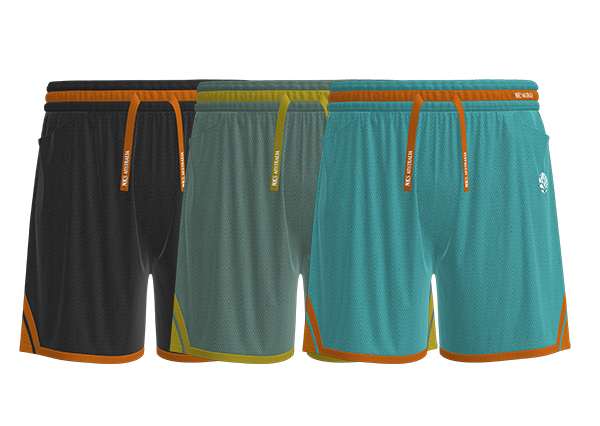 Men Adjustable Drawstring Shorts Breathable Workout Running Shorts-2