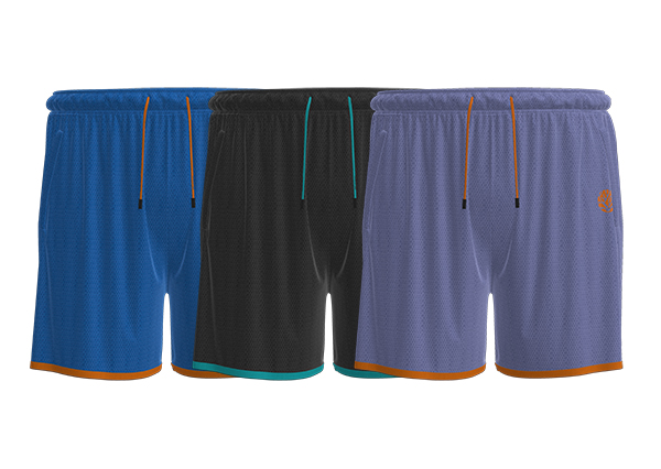 Men Adjustable Drawstring Shorts With Zip Pockets Breathable Workout Running Shorts