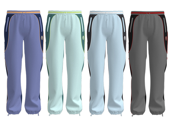 Men Adjustable Waist Sweatpants Jogger Pants With Pockets