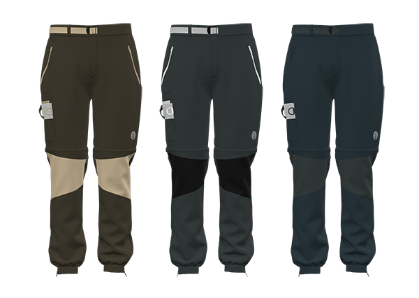 Men Adjustable Waistband Cargo Jogger Pants With Pocket-2