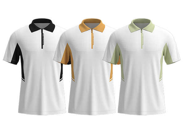 Men Color Block Golf Polo Shirt