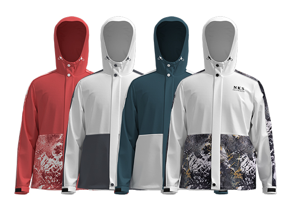 Men Full-Zip Softshell Jacket With Adjustable Hood-4
