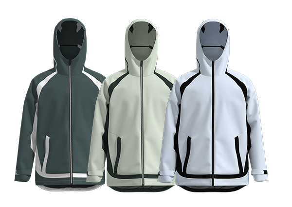 Men Full-Zip Softshell Jacket With Hood-1