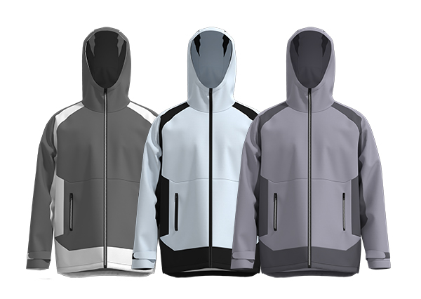 Men Full-Zip Softshell Jacket With Hood-2