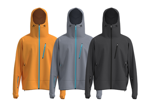 Men Full-Zip Softshell Jacket With Hood