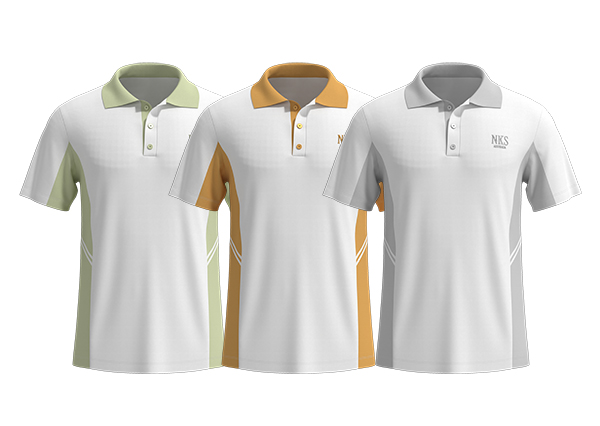 Men Golf Polo Shirt Color Block Short Sleeve T Shirt