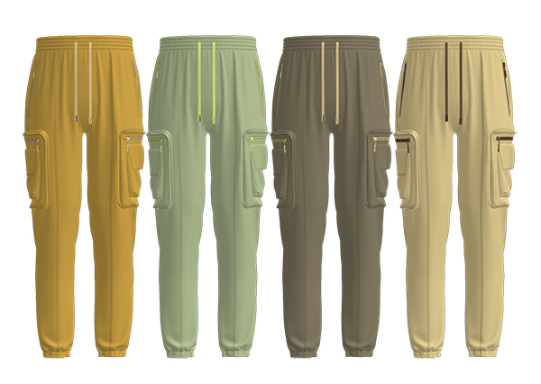 Men Lightweight Adjustable Waist Cargo Pants With Multiple Pockets