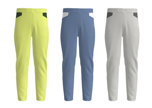 Men Lightweight Slim Fit Straight Casual Pants Breathable Trousers