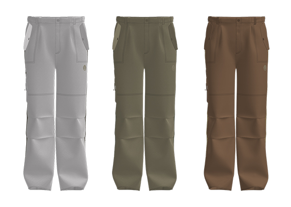 Men Multiple Pockets Adjustable Waist Cargo Pants With Side Braid