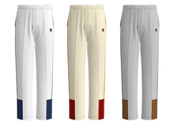 Men Retro Style Drawstring Pants Color Block Side Striped Straight Leg Trackpants