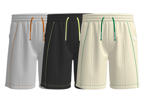 Men Ribbing Drawstring Shorts Breathable Workout Running Shorts Pant