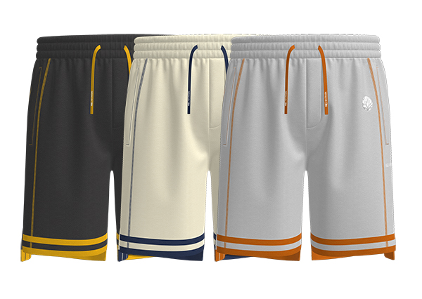 Men Ribbing Drawstring Shorts With Pockets Breathable Workout Running Shorts Pant