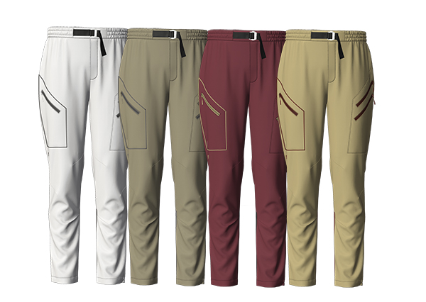 Men Slimming Adjustable Waistband Cargo Jogger Pants