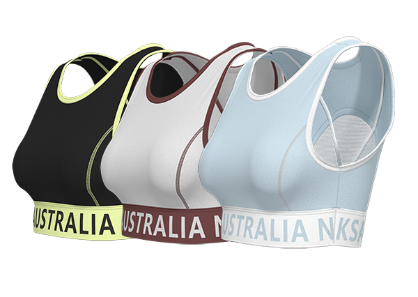 NKS AUSTRALIA Women's Crossback Sports Bra Yoga Workout Tank Tops