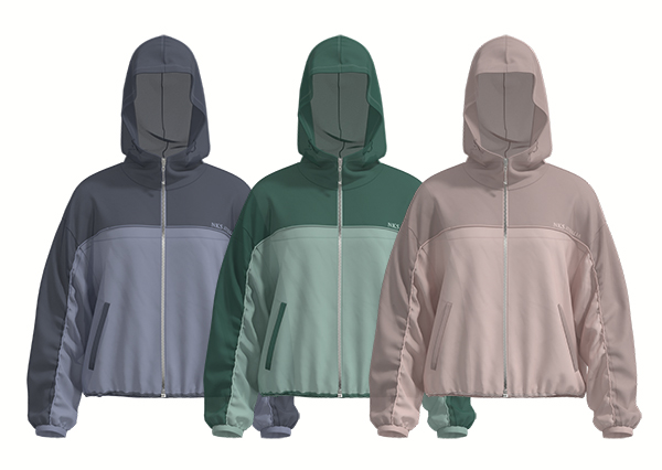 Women Color Blocking Sun Protective Full Zip Hoodie Jacket