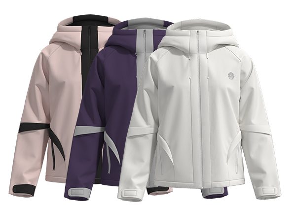 Women Full-Zip Softshell Jacket With Hood