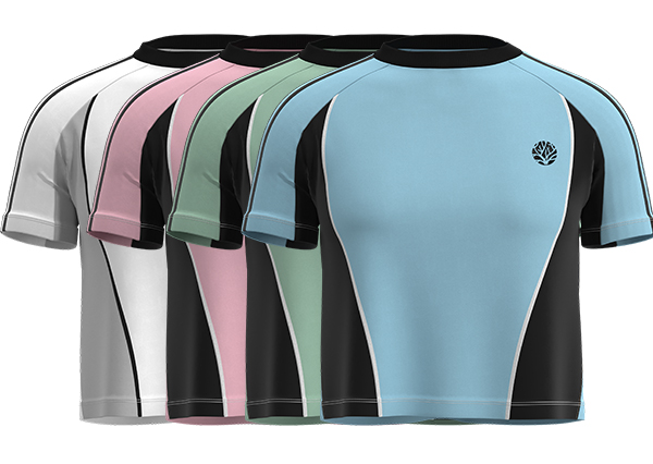 Women Round Neck Cropped Top