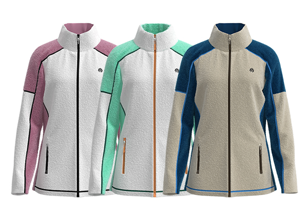 Women Stand-up Full Zip Fleece Jacket