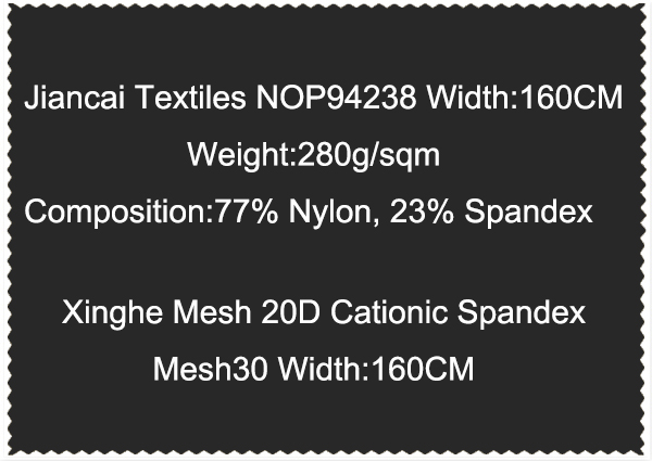 Xinghe Mesh 20D Cationic Spandex Mesh30 Width 160CM-2